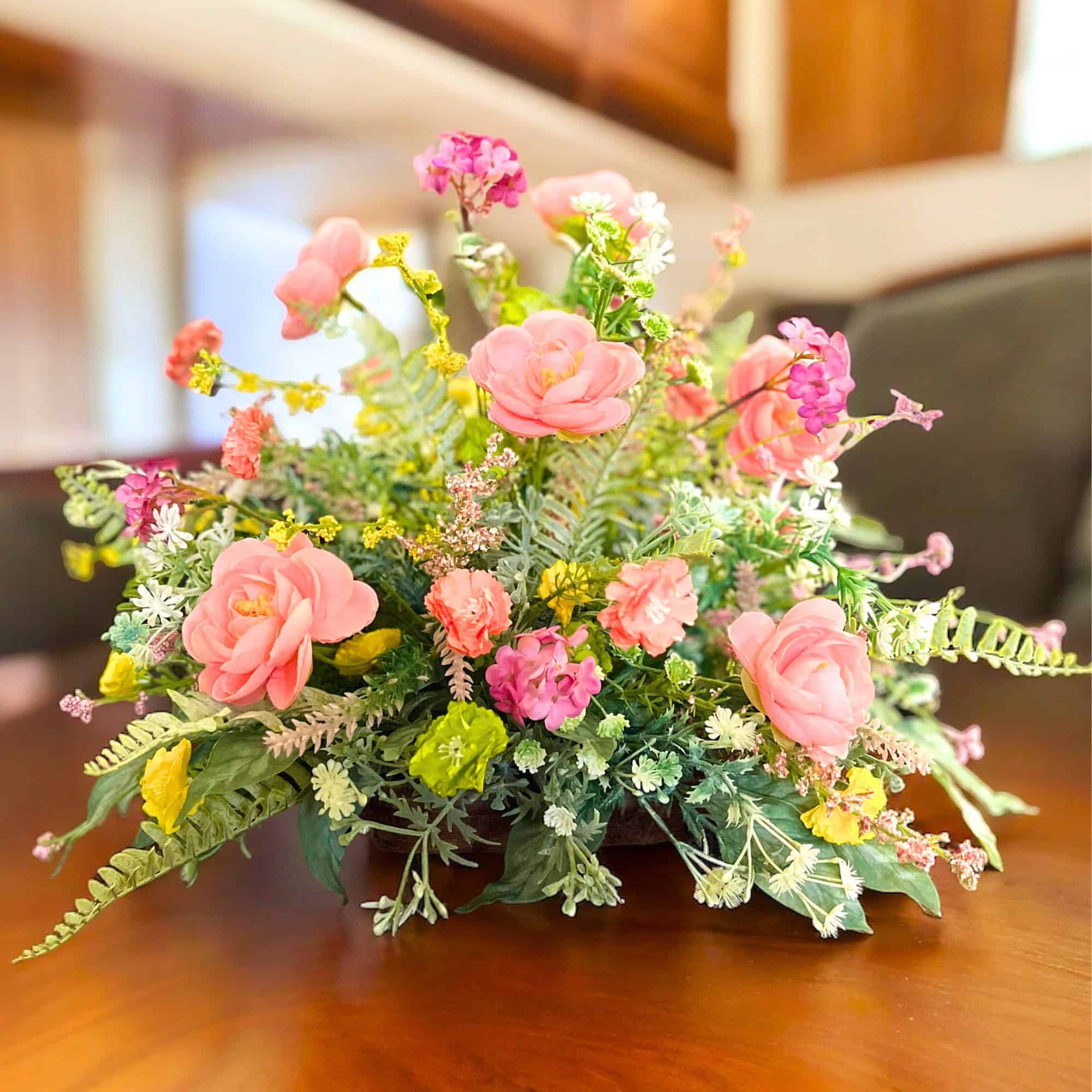 Pink Table Arrangement